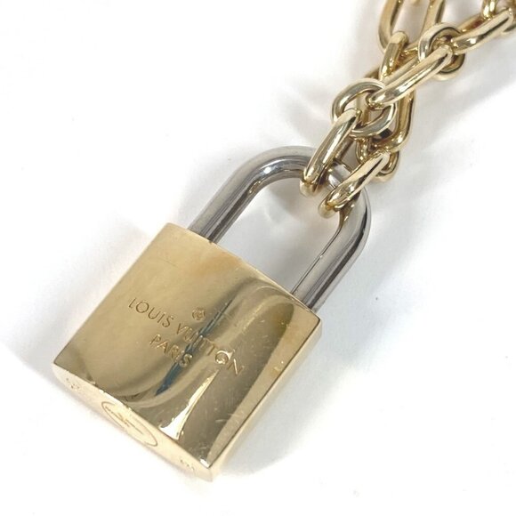 LOUIS VUITTON M62858 Lock Me Padlock Necklace Accessory Chain Long Necklace - Picture 12 of 14